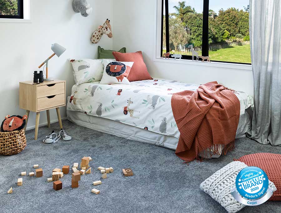 Rhino Phoenix Fairwood Carpet in a kids bedroom